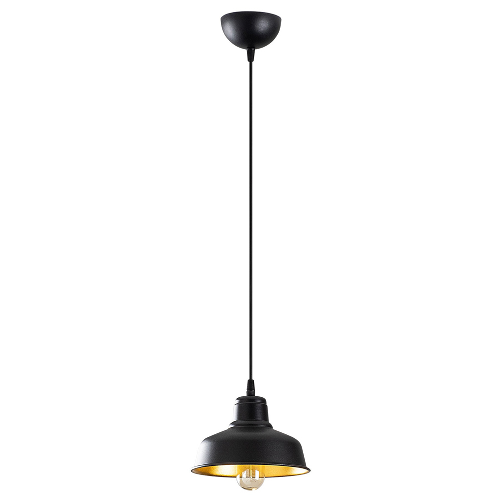Lampa wisząca Jespma czarna - zdjęcie 1