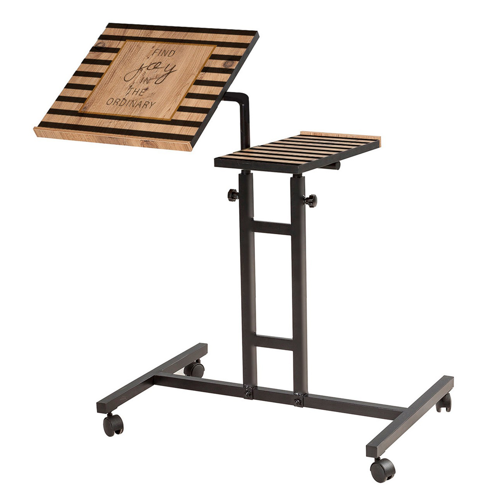 Biurko regulowane Kanadu 60x37 cm z cytatem - zdjęcie 1