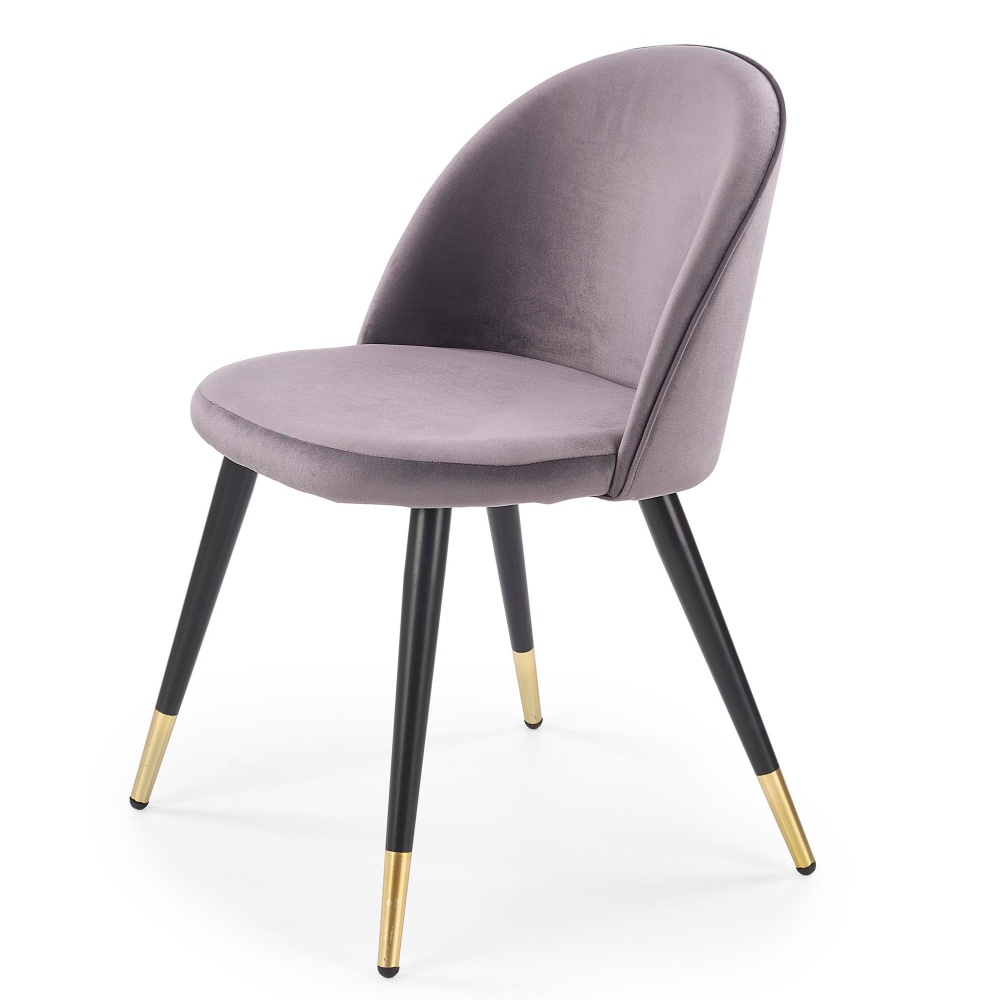 Krzesło tapicerowane Flariz popielaty - zdjęcie 1