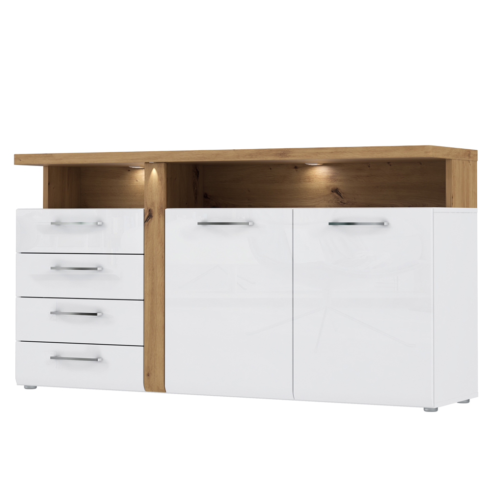 Komoda dwudrzwiowa Tuluza z czterema szufladami - zdjęcie 1