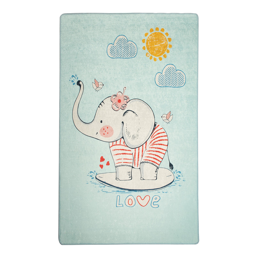 Dywan do pokoju dziecięcego Dinkley Ślicznotka niebieski 140x190 cm - zdjęcie 1