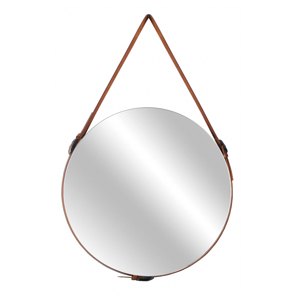 Lustro Eclecti na skórzanym pasku - zdjęcie 1