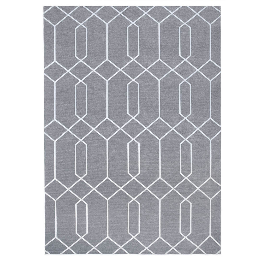 Dywan łatwoczyszczący Gebaral szary mozaika 160x230 cm - zdjęcie 1