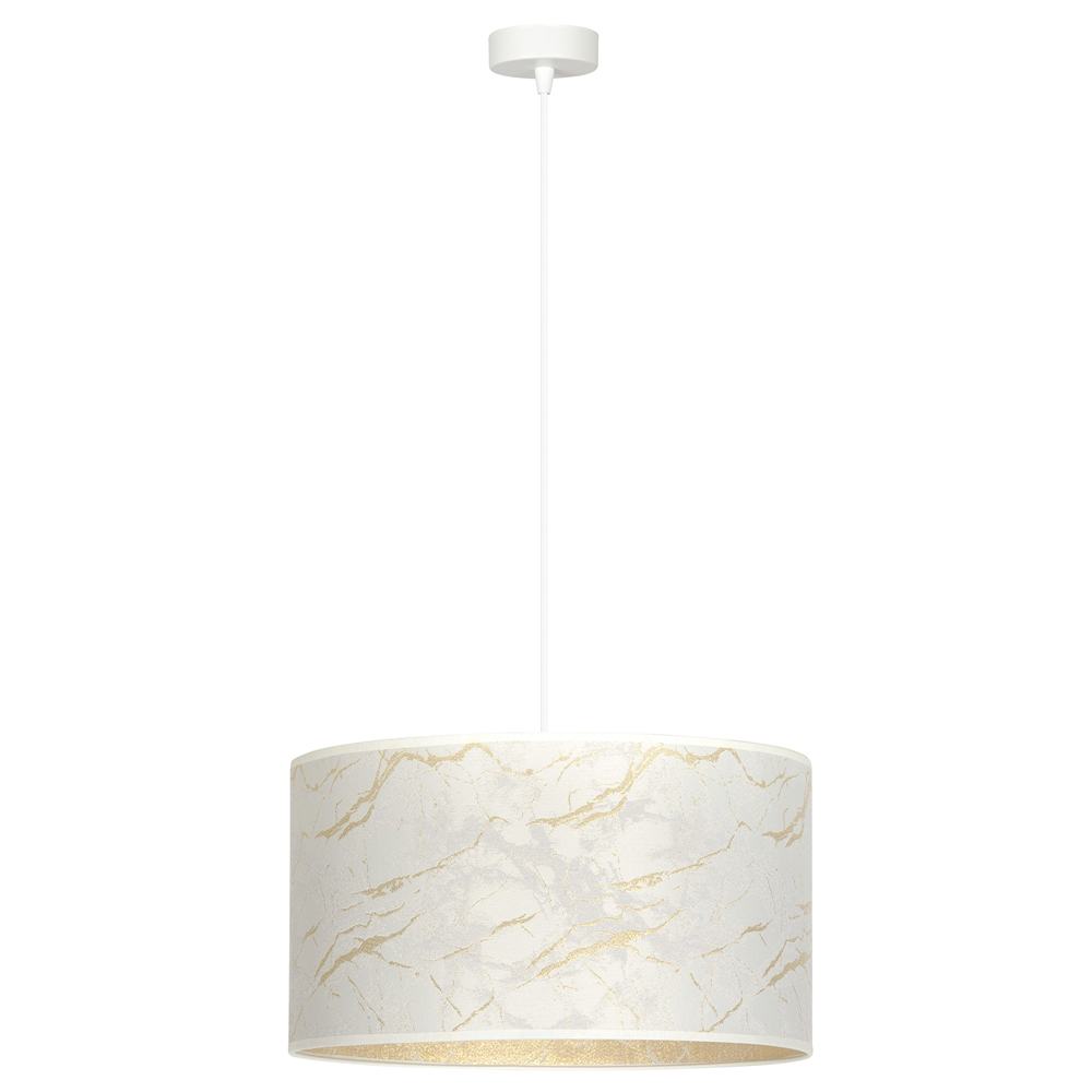 Lampa wisząca Borra średnica 35 cm marmur - zdjęcie 1