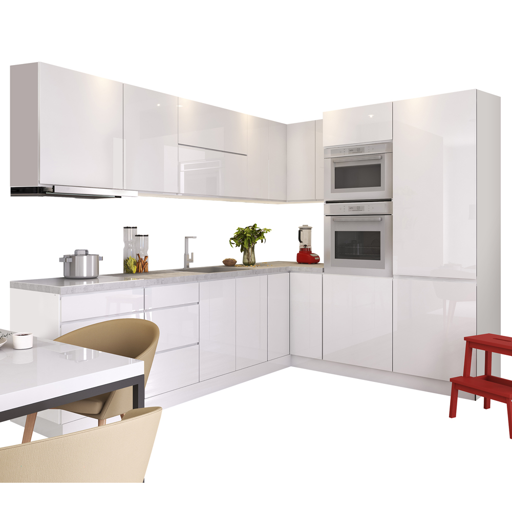 Zestaw mebli kuchennych Sottana biały 270x210 cm - zdjęcie 1