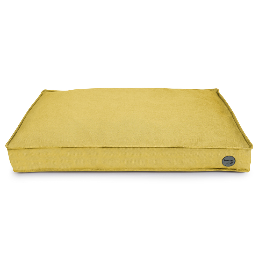 Materac dla zwierząt Flopery ortopedyczny musztardowy - zdjęcie 1