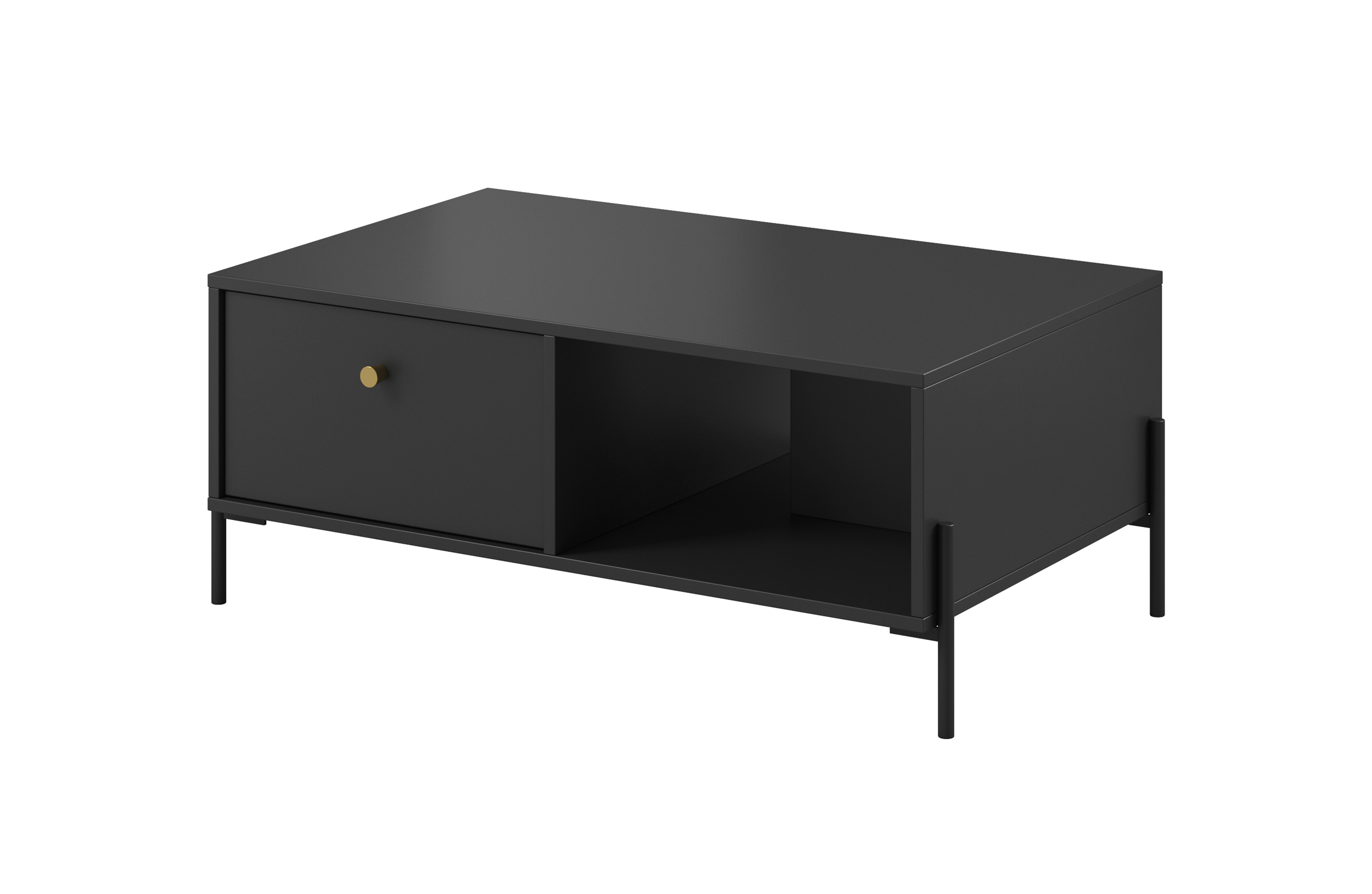 Ława kawowa Alcaria 97x60 cm antracytowa - zdjęcie 1