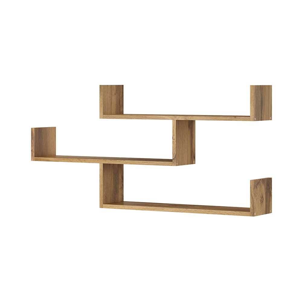 Półka Kassi trzypoziomowa Dąb wotan  - zdjęcie 1