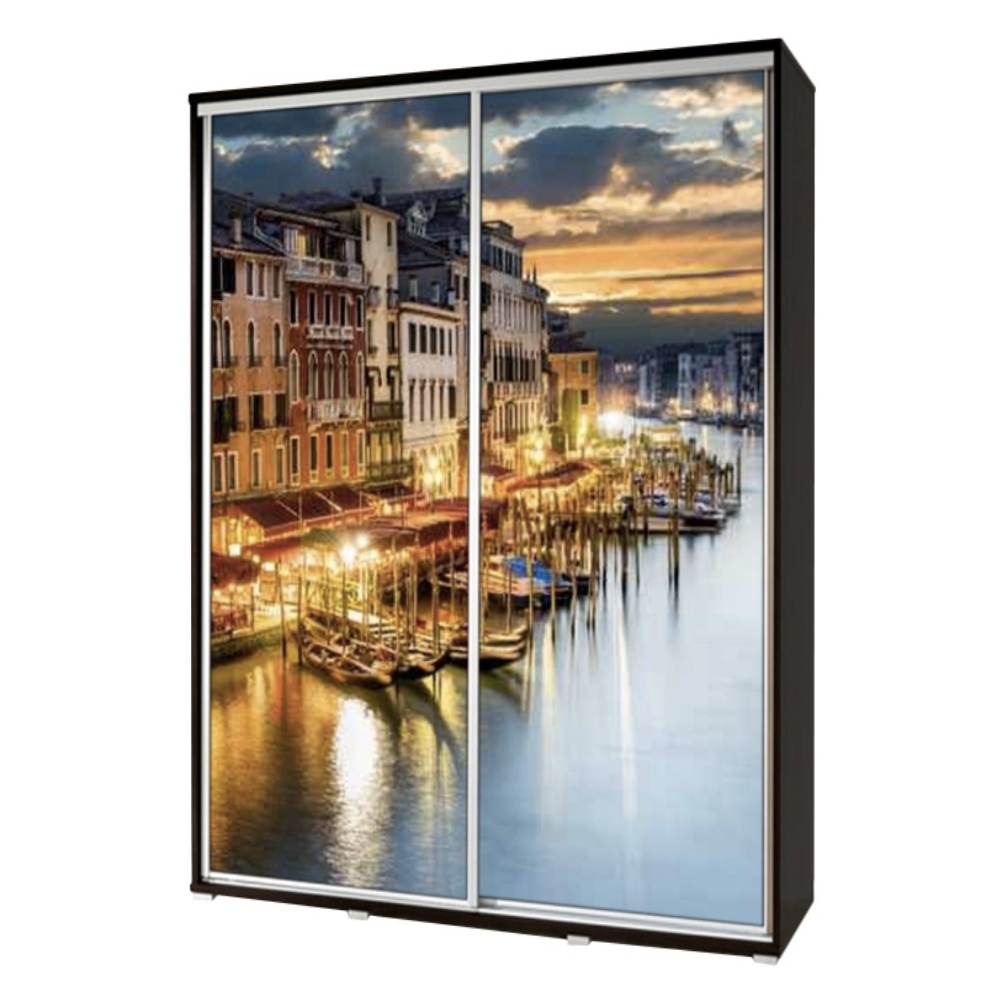 Szafa Wenecja 155 cm Gondole o zachodzie słońca - zdjęcie 1