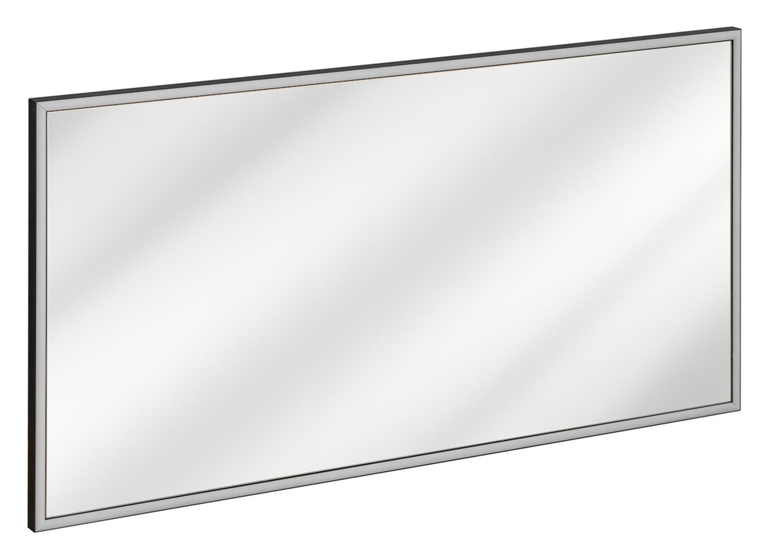 Lustro z podświetleniem LED Alice 123x68 cm w grafitowej ramie - zdjęcie 1
