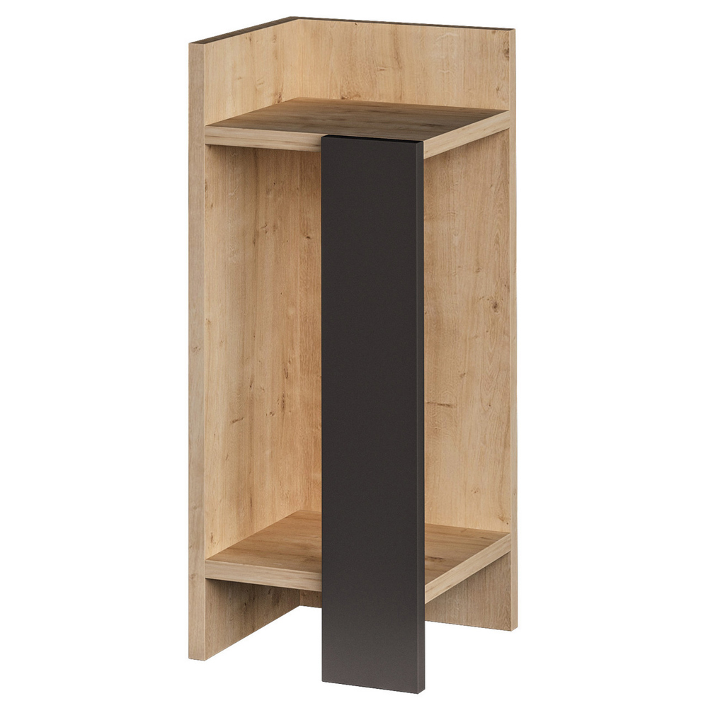 Szafka nocna Ellione lewostronna dąb/antracyt - zdjęcie 1