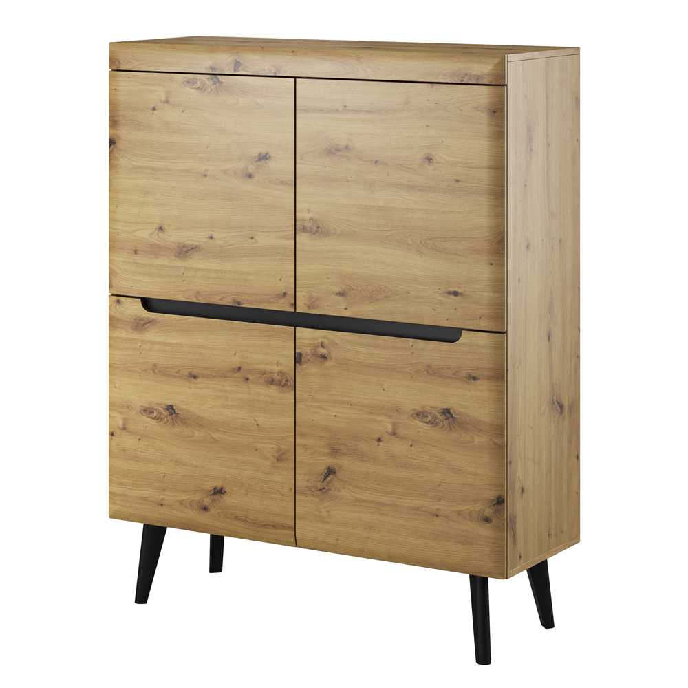 Komoda czterodrzwiowa Livinella dąb Artisan