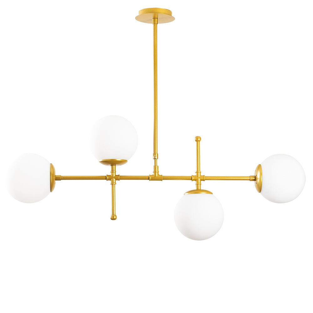 Lampa wisząca Tuiren x4 złota - zdjęcie 1