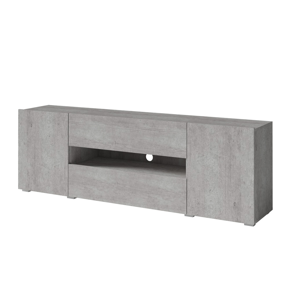 Szafka RTV Revati 182 cm beton Colorado