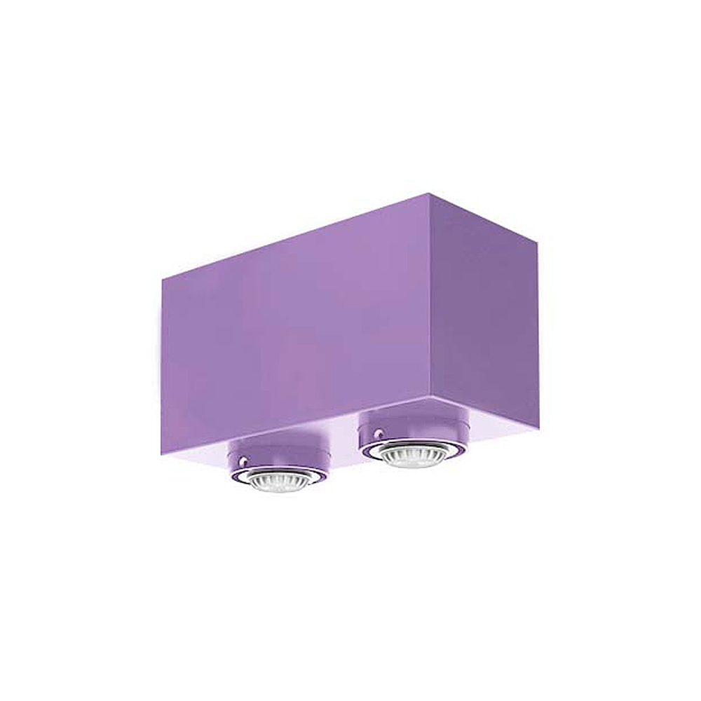 Lampa sufitowa Boxie x2 LEGO fioletowa - zdjęcie 1