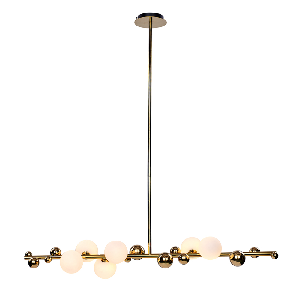 Lampa wisząca Phaya nowoczesna 110 cm złota - zdjęcie 1