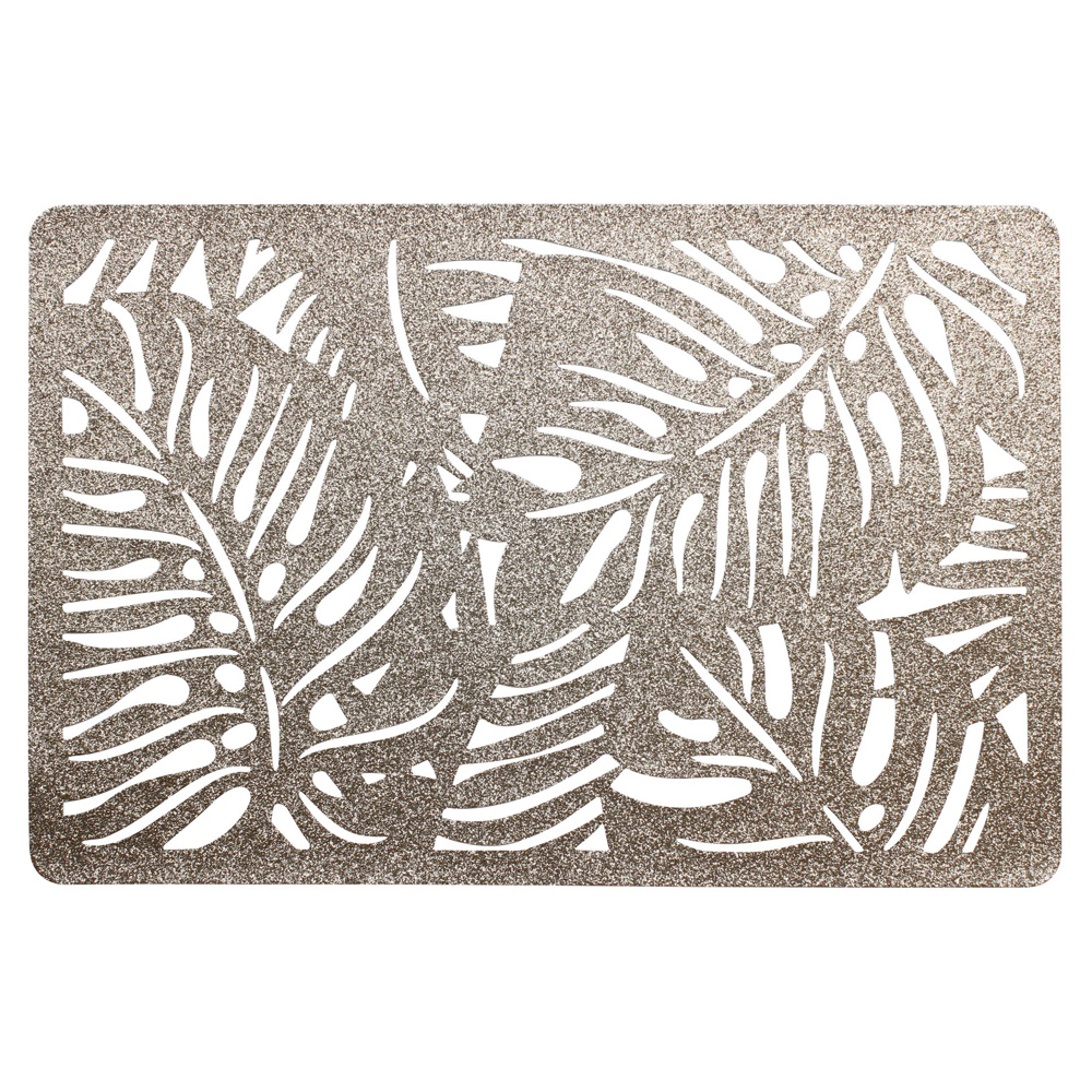 Podkładka pod talerz Neongelb 43x28 cm złota - zdjęcie 1