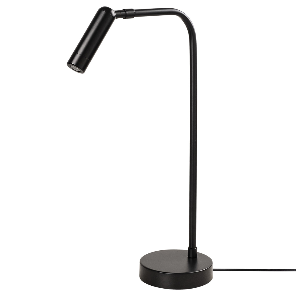 Lampa stołowa Milibeliso minimalistyczna czarna - zdjęcie 1