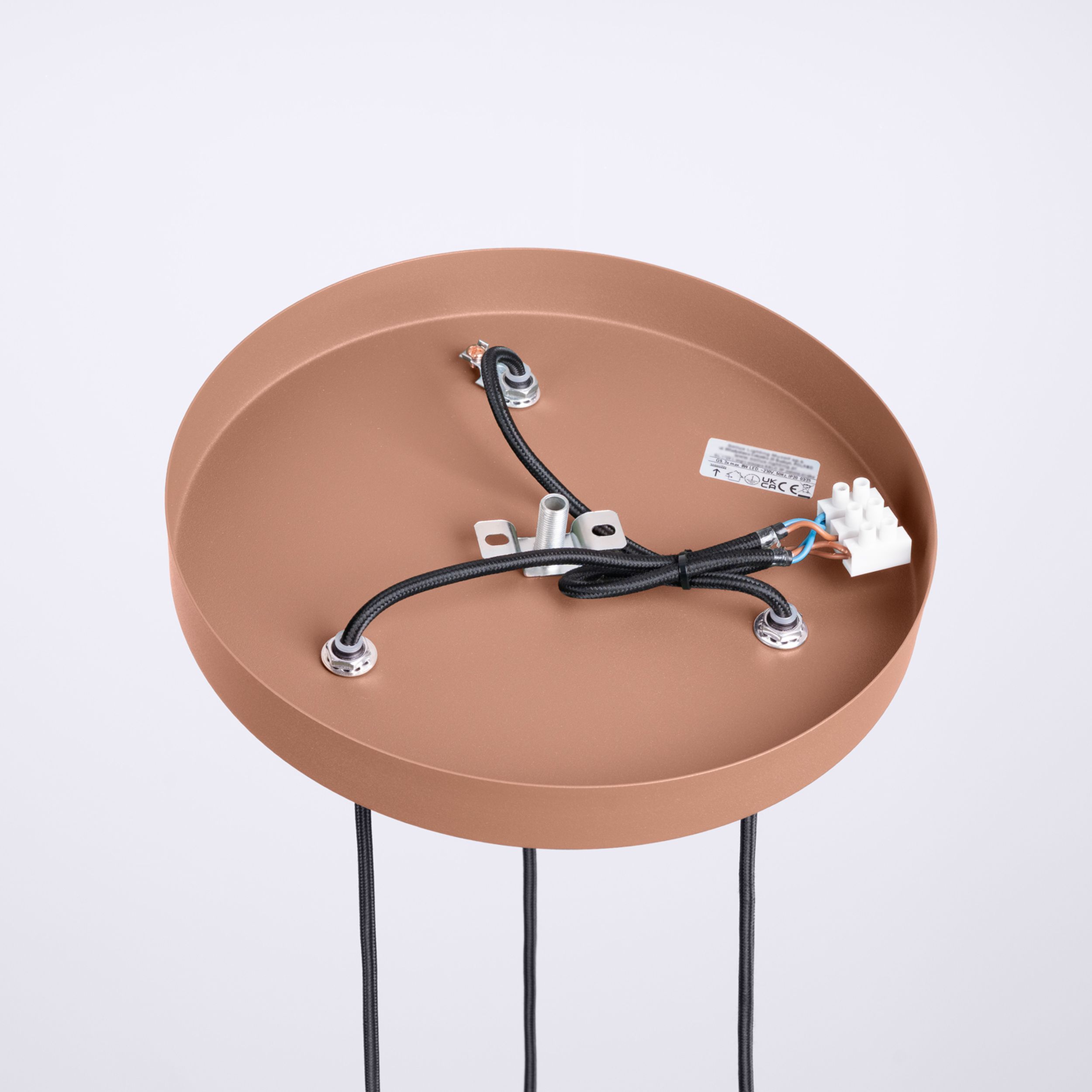Lampa wisząca Halo 3P mocca