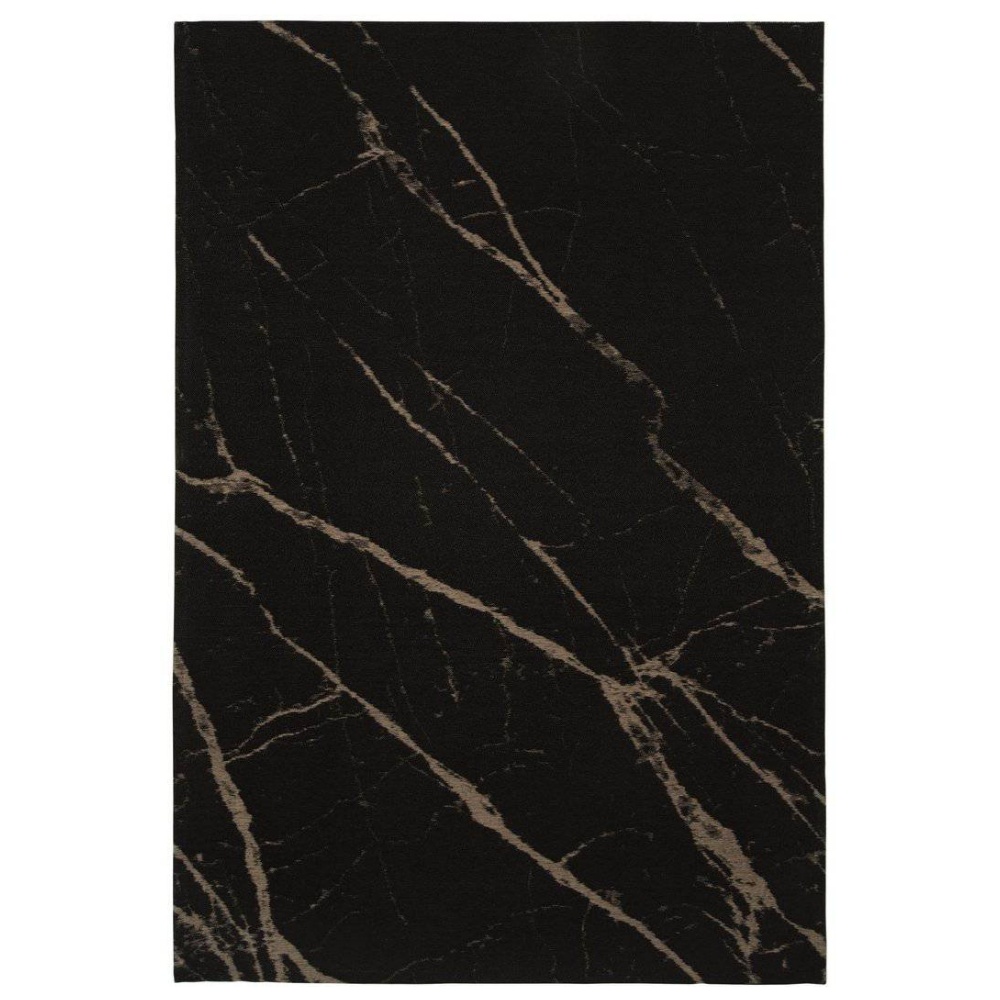 Dywan łatwoczyszczący Kerven czarno-złoty  - zdjęcie 1