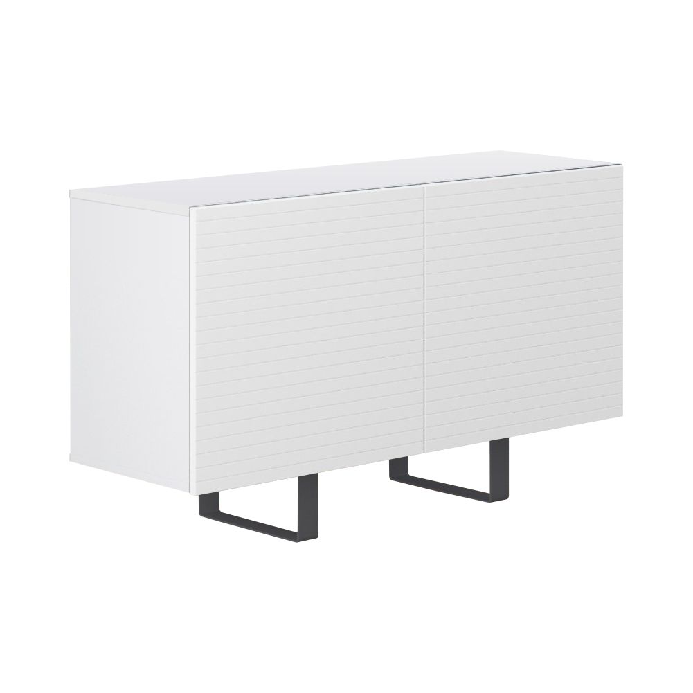 Włoska komoda dwudrzwiowa Gondil 110 cm  z przetworzonych butelek PET