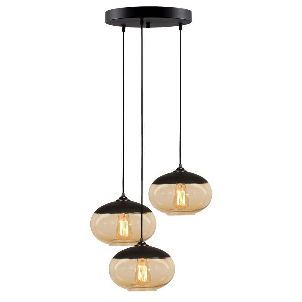 Żyrandol Menkent x3 wąski asymetryczny - zdjęcie 1