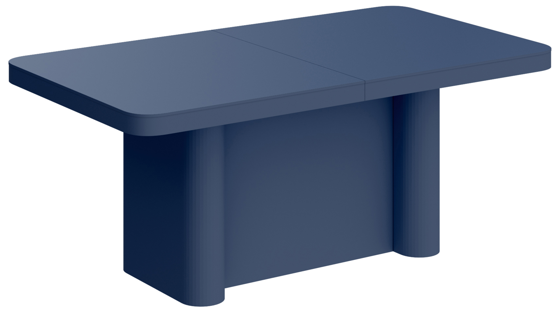 Stół rozkładany Dictivve 160-412x100 cm granatowy mat