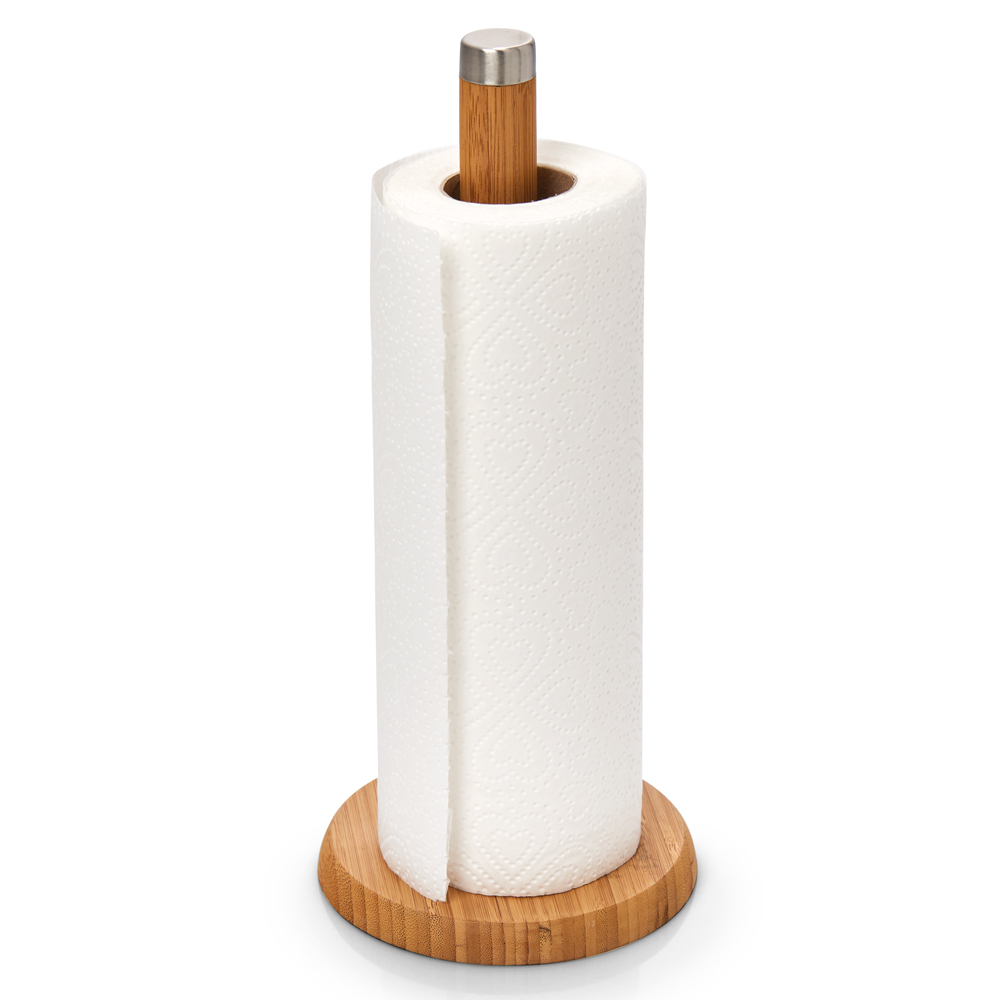 Stojak na ręcznik papierowy Wondle z bambusa - zdjęcie 1
