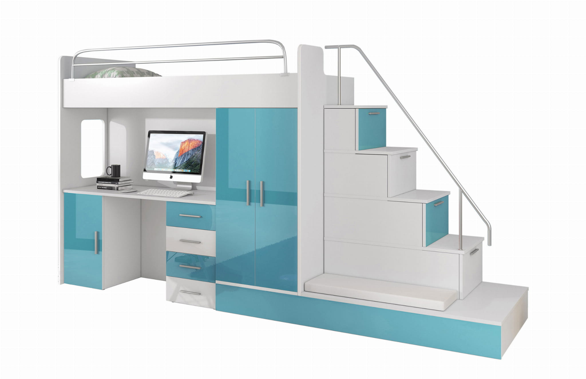 Zestaw mebli Murcja Turkusowy  - zdjęcie 1