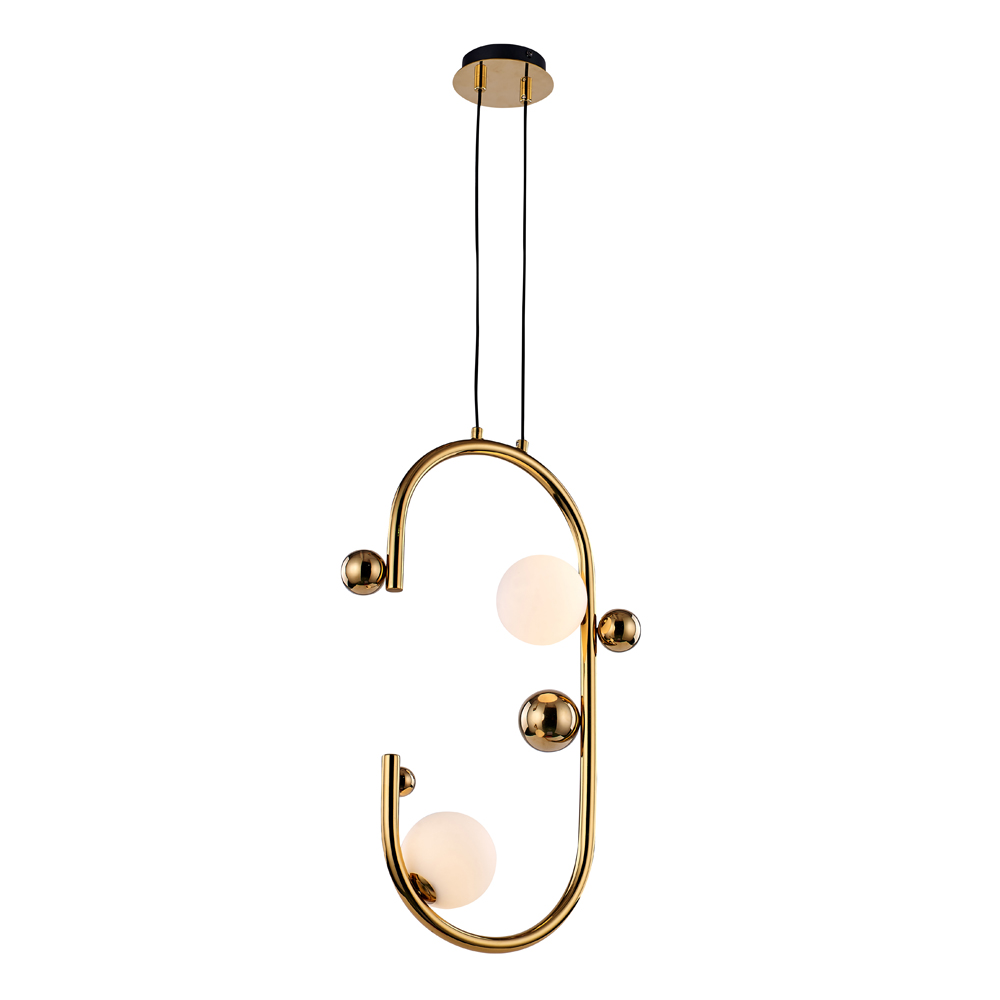 Lampa wisząca Phaya nowoczesna złota - zdjęcie 1