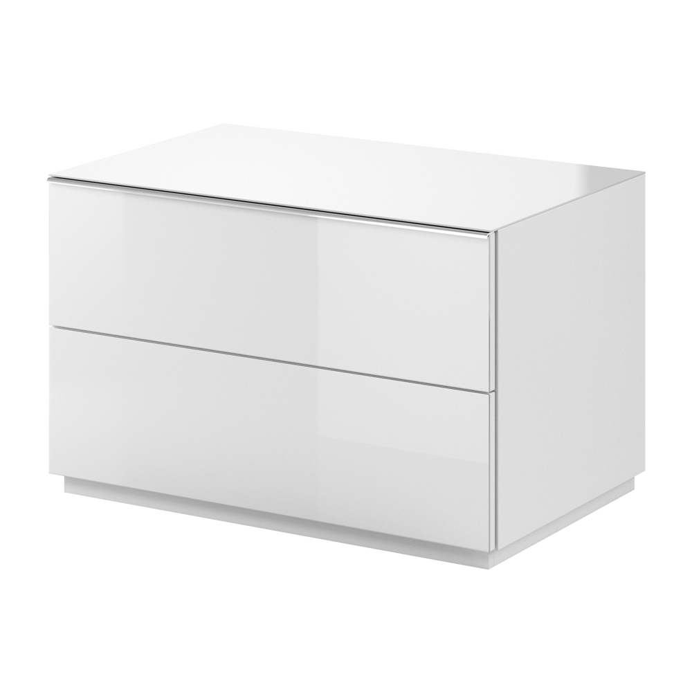 Szafka RTV Monterry 80 cm biała - zdjęcie 1