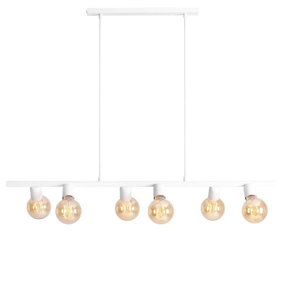 Lampa wisząca Fixembs x6 biała - zdjęcie 1