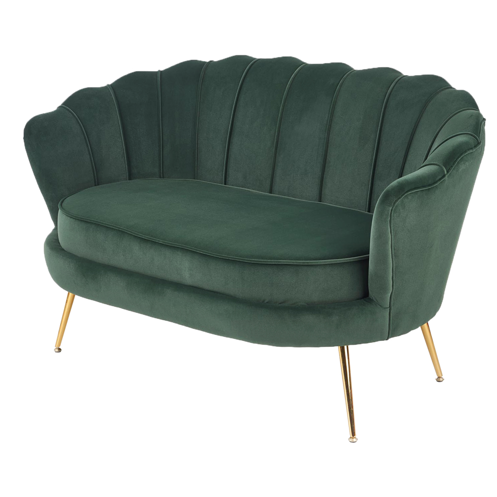 Sofa dwuosobowa Piadeliva zielona - zdjęcie 1