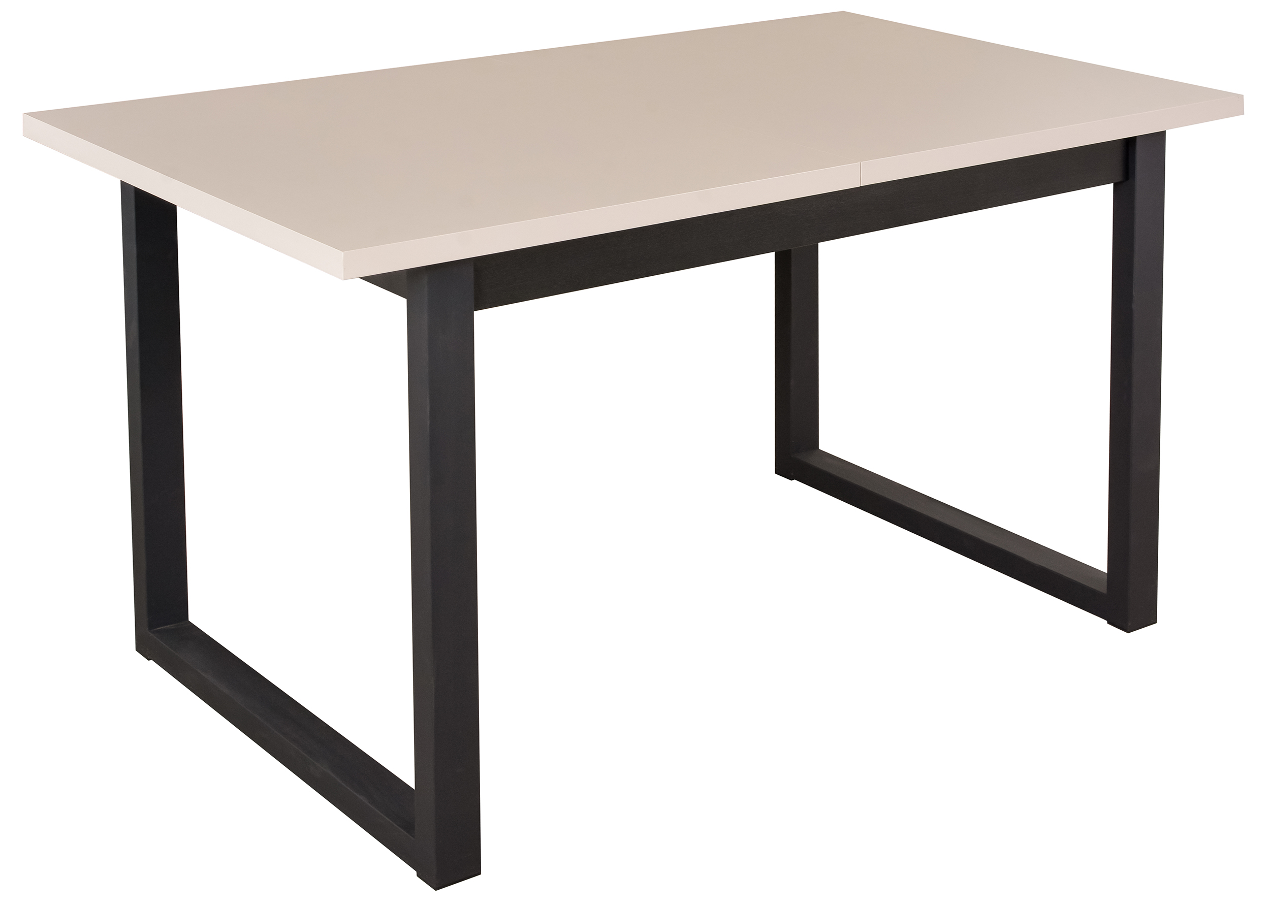 Stół rozkładany do jadalni Flotaro 140-180x80 cm czarny/kaszmir