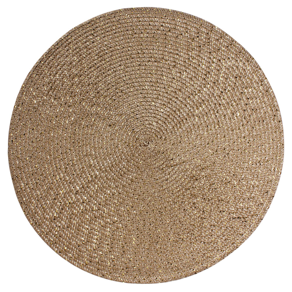 Podkładka pod talerz Betonoptik średnica 38 cm złota - zdjęcie 1