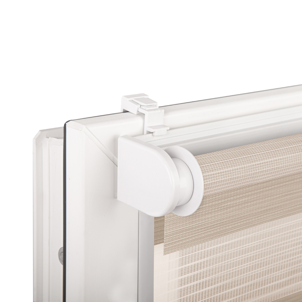 Roleta mini dzień/noc Progrance Nat Click beżowa - zdjęcie 1