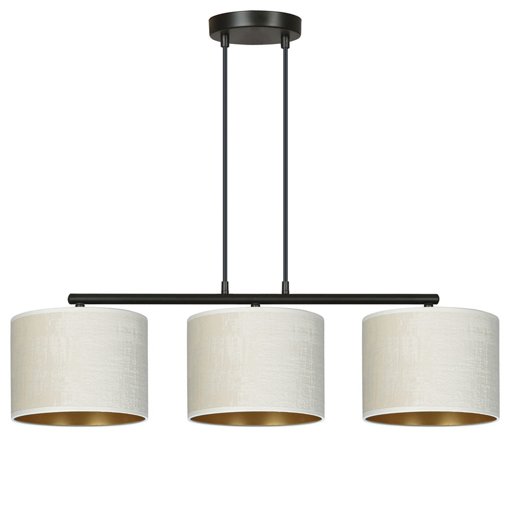 Lampa wisząca Hellid x3 72 cm biała - zdjęcie 1