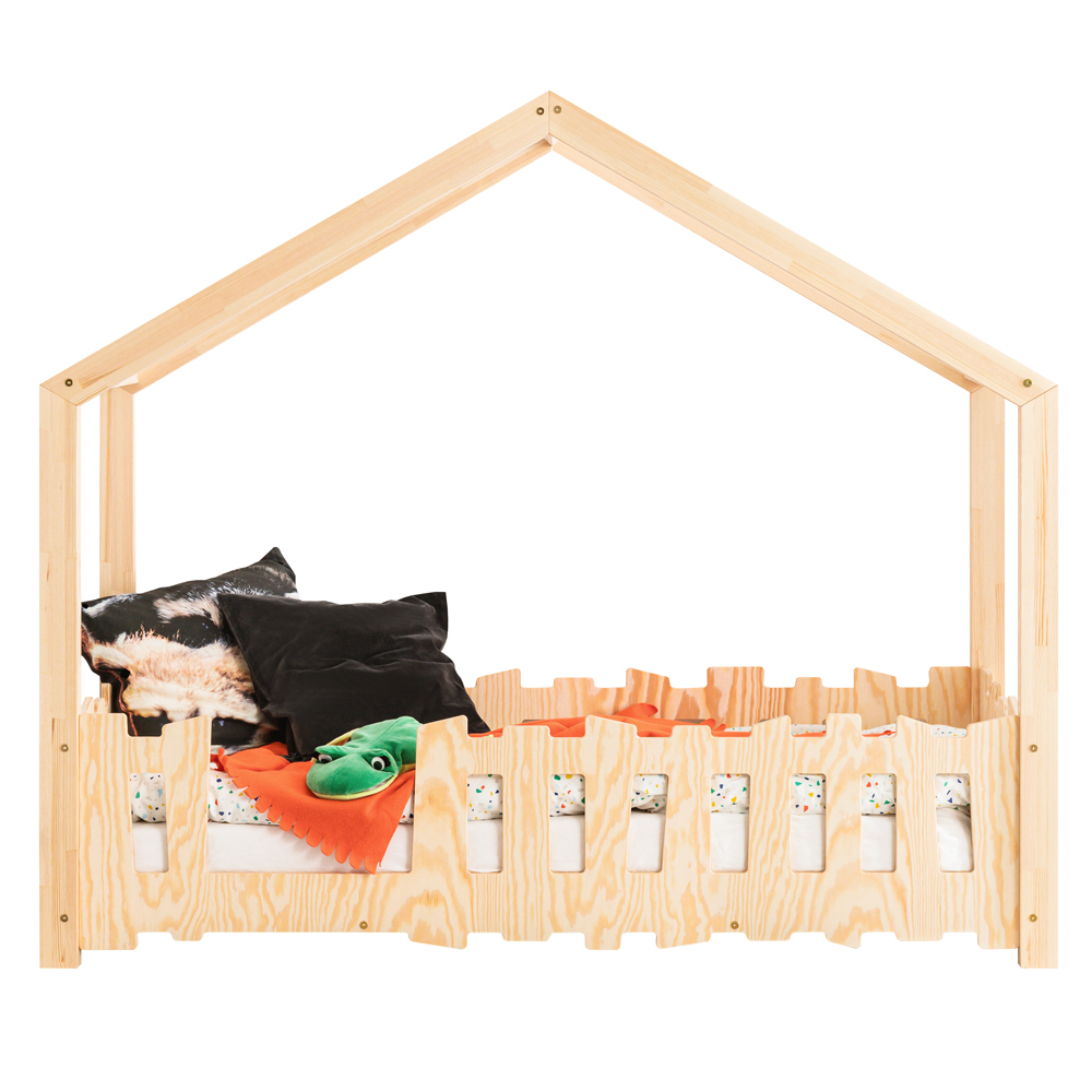 Łóżko domek dla dzieci Zoprie z bocznym wejściem - zdjęcie 1