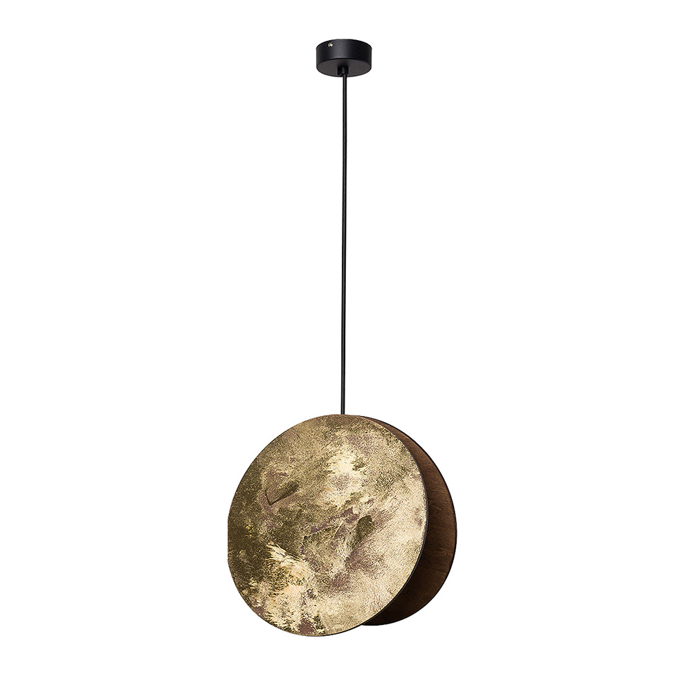 Lampa wisząca Wheel złota 9028 - zdjęcie 1