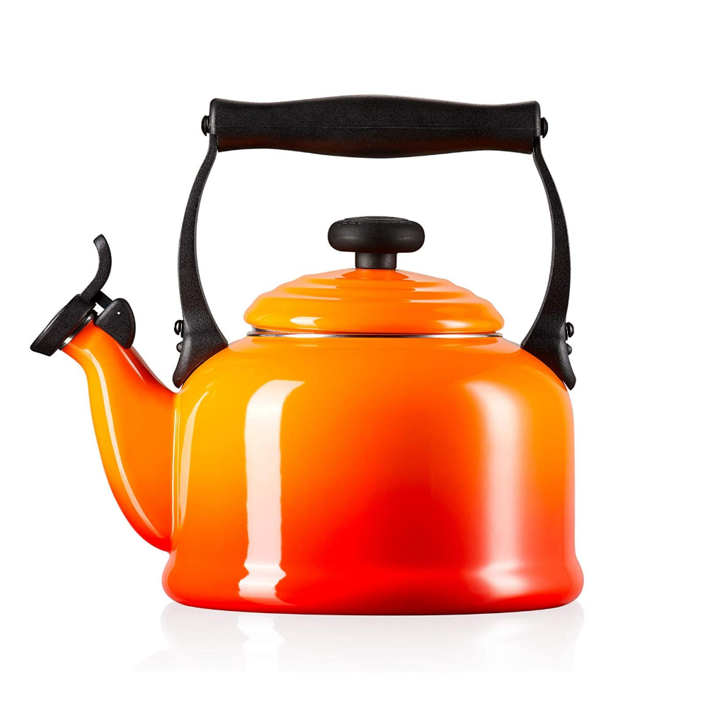 Le Creuset - Czajnik ze stali węglowej Traditional pomarańczowy - zdjęcie 1