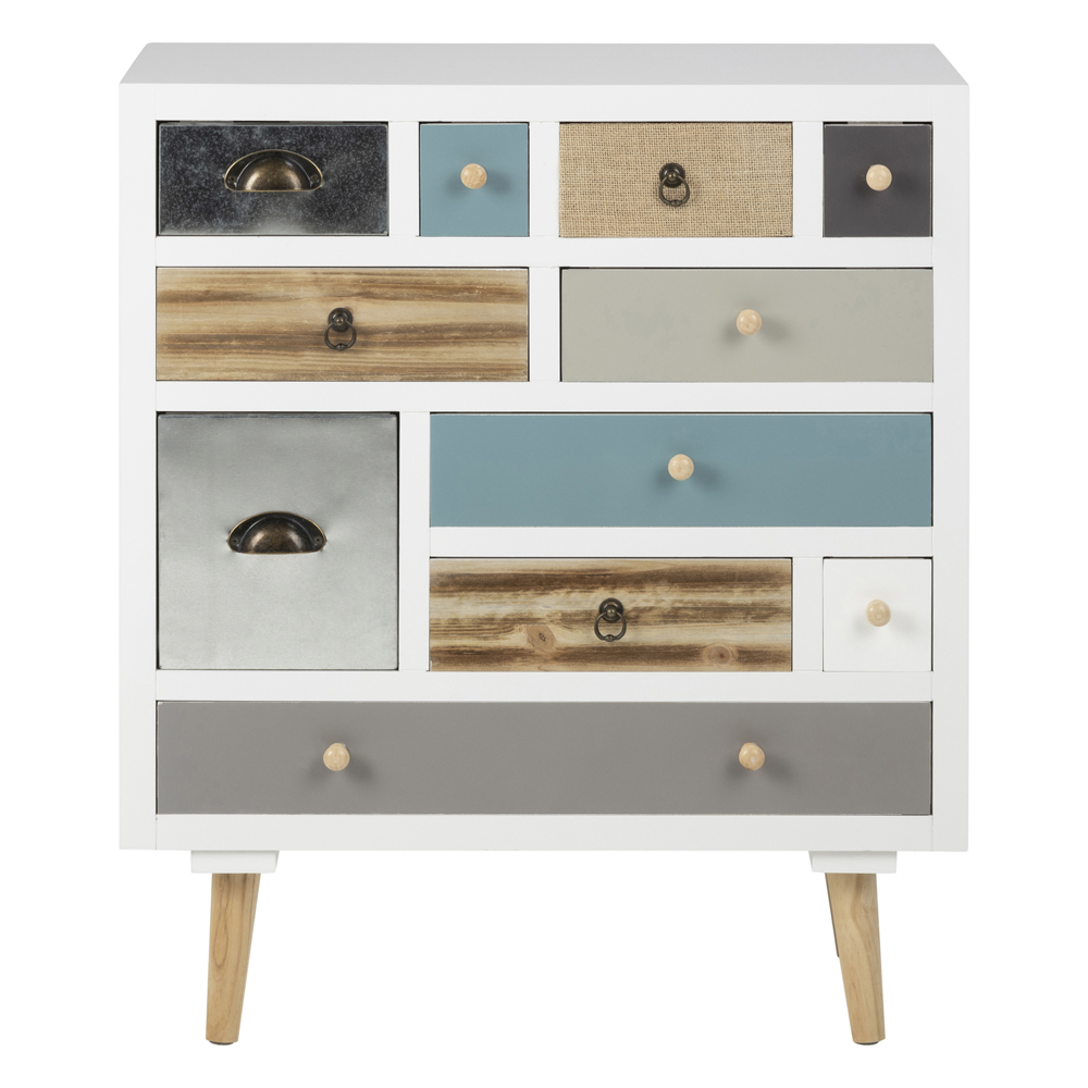 Komoda Sjever z jedenastoma kolorowymi skrytkami - zdjęcie 1