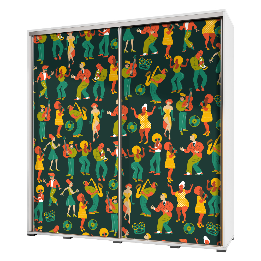 Szafa Wenecja 205 cm Retro impreza - zdjęcie 1