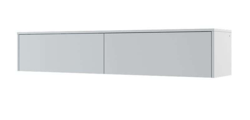 Nadstawka Bed Concept z dwiema zamykanymi szafkami 40 cm Szary - zdjęcie 1