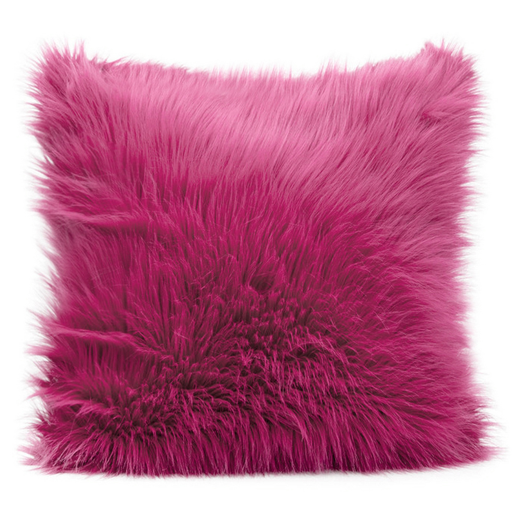 Poszewka na poduszkę Anthonie 55x55 cm z długim włosiem - zdjęcie 1