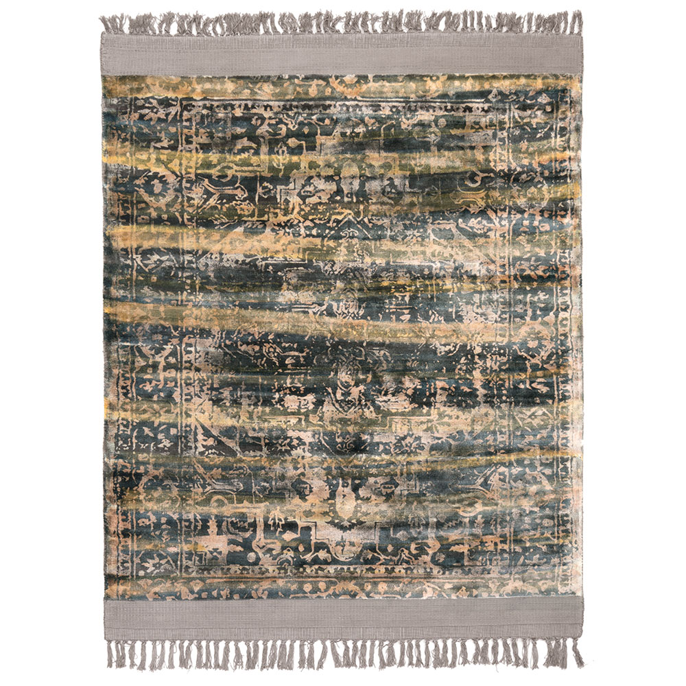 Dywan klasyczny Rijl brąz z frędzlami  - zdjęcie 1