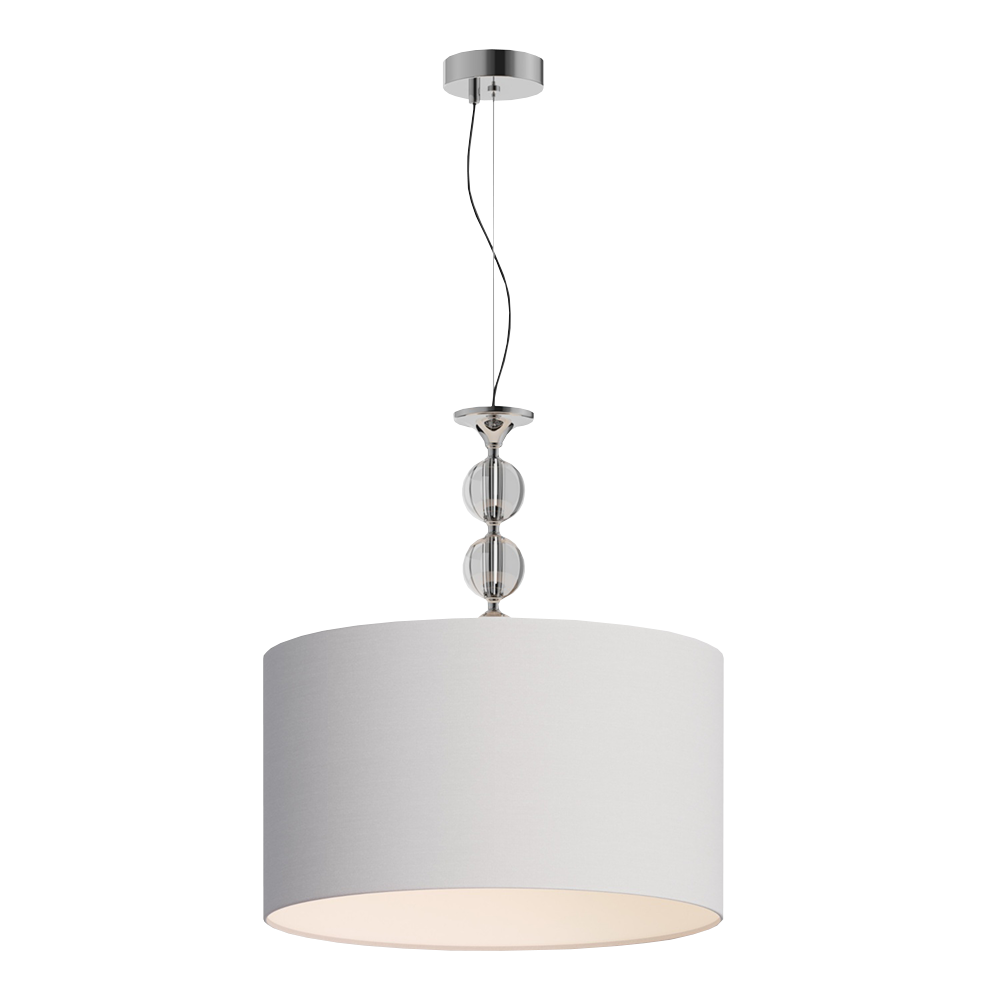 Lampa wisząca Crystal biała - zdjęcie 1