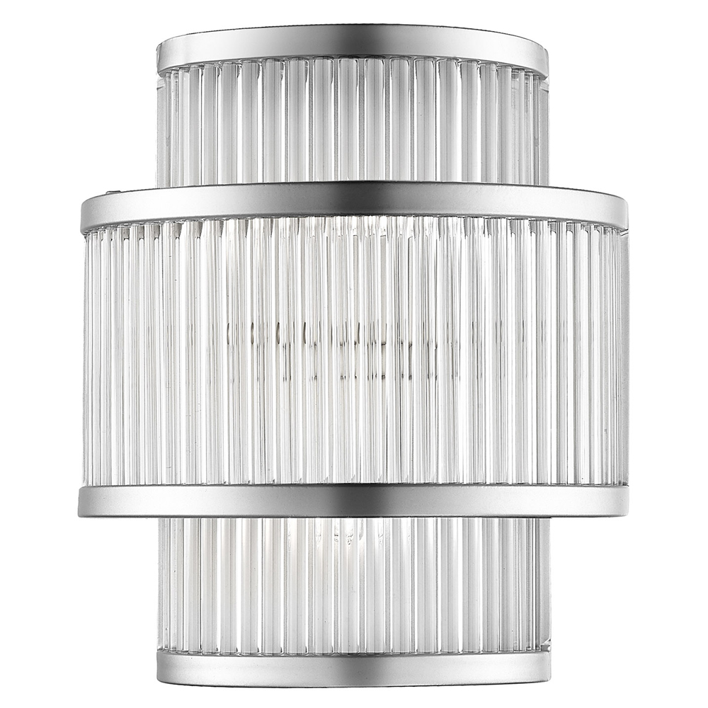 Kinkiet ścienny Bielmonte srebrny 21x10,7 cm - zdjęcie 1