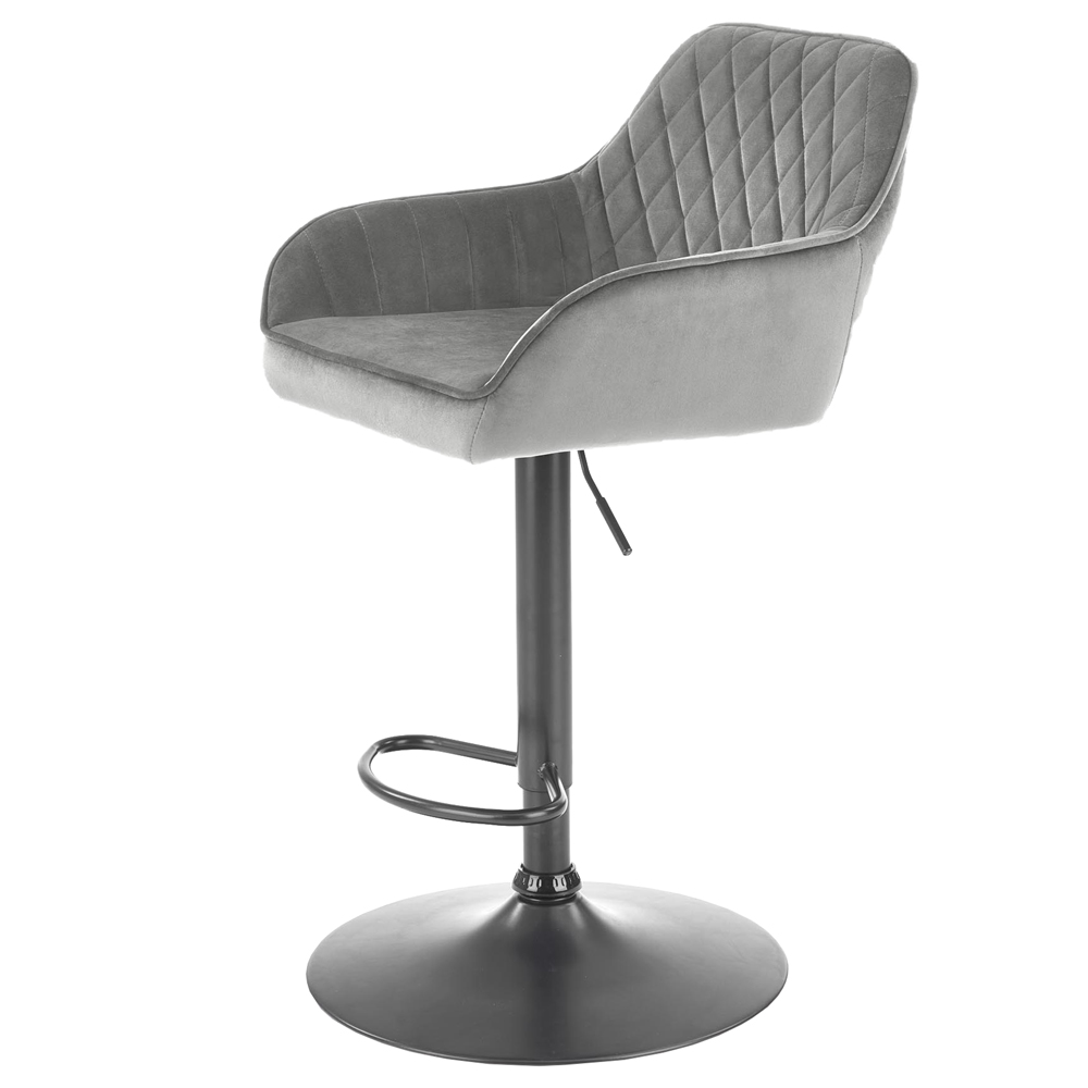 Hoker tapicerowany Clicalism popielaty - zdjęcie 1