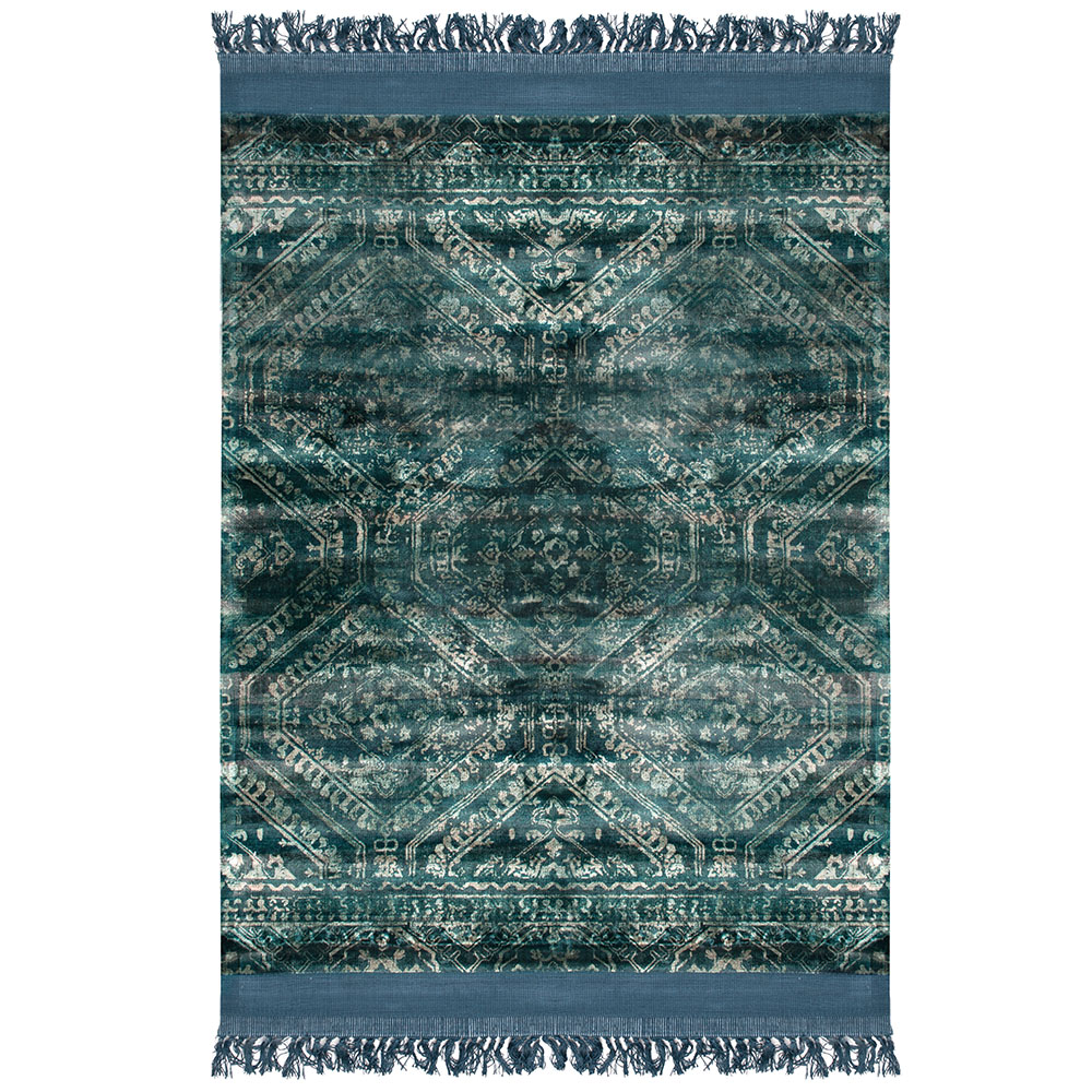 Dywan klasyczny Rijl morski z frędzlami  - zdjęcie 1