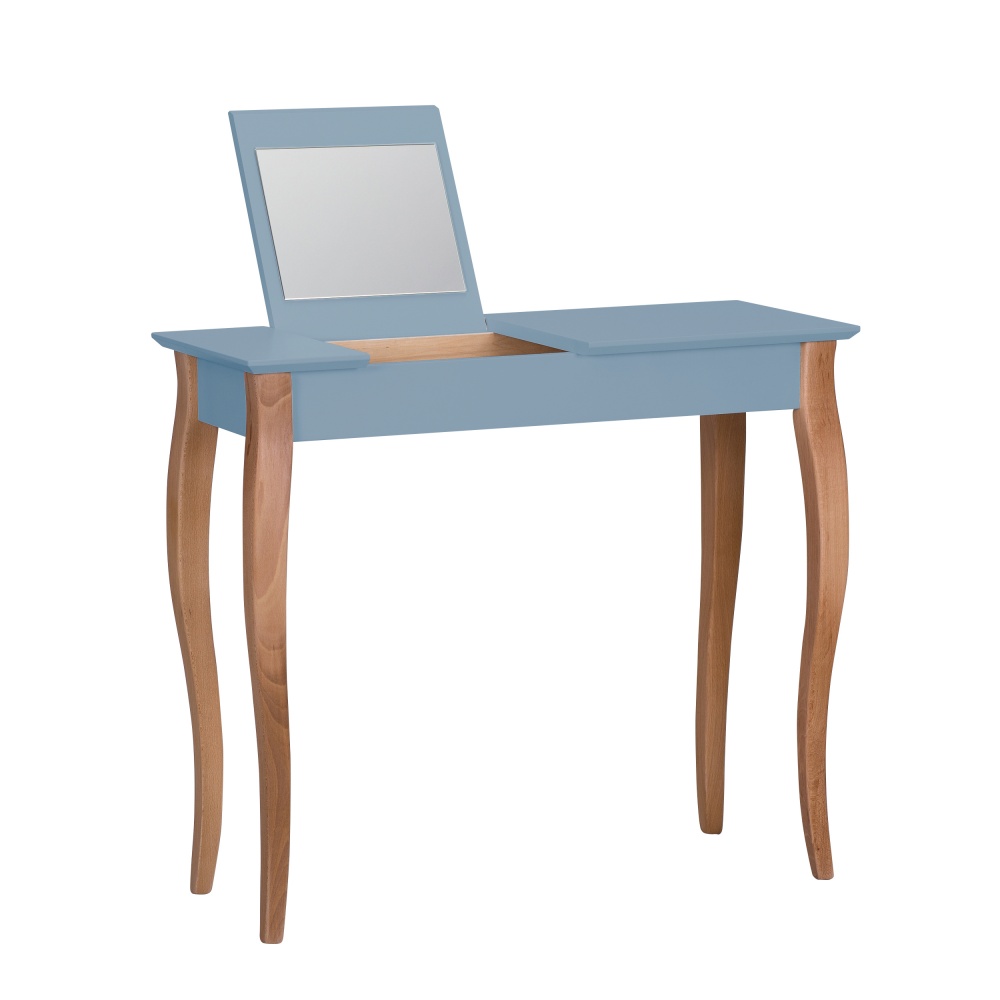 Konsola Lillo 85x35 cm z lusterkiem Niebieski - zdjęcie 13